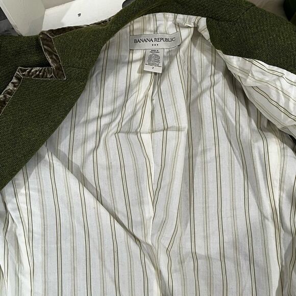 NEW Banana Republic Wool Tweed Classic Academia Patch Library City Blazer Jacket - Picture 13 of 16